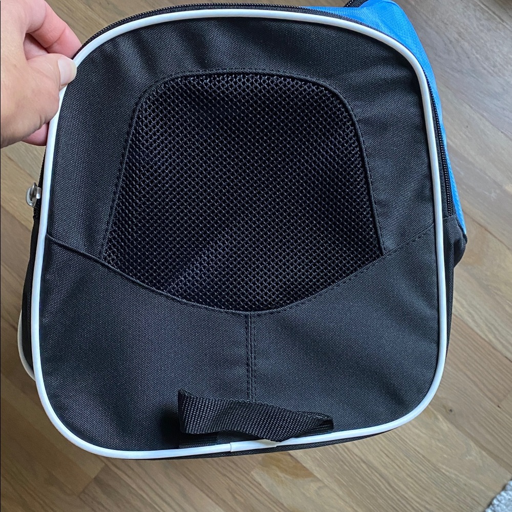 Nike Black and Light Blue Medium Duffel Bag - Picture 3 of 4